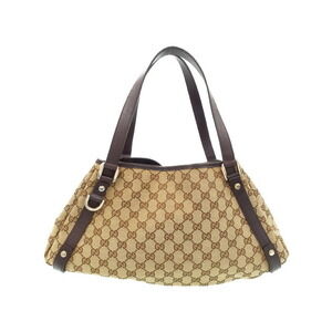 GUCCI Abbey Line GG Canvas Shoulder Tote Bag
